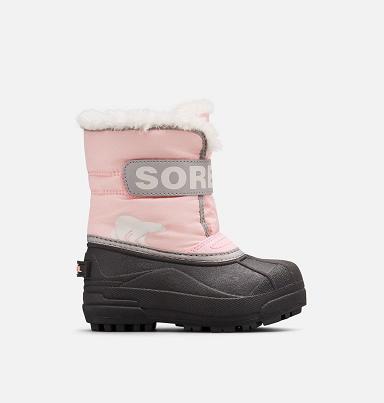 Sorel Snow Commander Kids Boots Cupid - Girls Boots NZ6372041